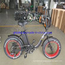 Factory Sell 20" Folding Frame Fat Tire Lady Ebike Electric Bikes